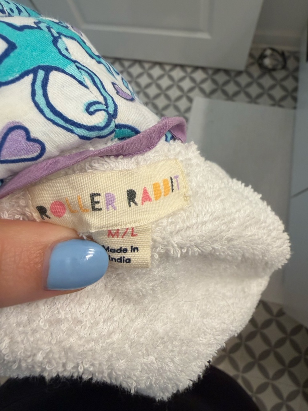 Roller Rabbit Lovely Monkey Cosmo Robe - Picture 8 of 12